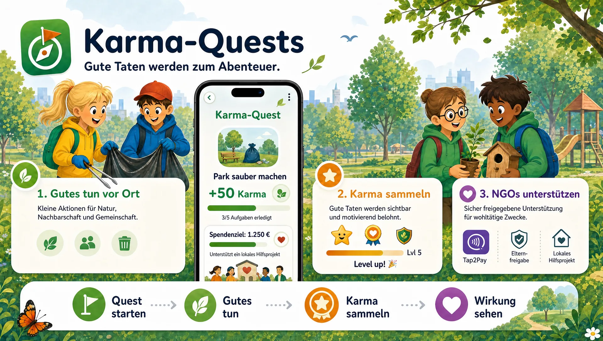 Karma-Quests: gute Taten als spielbare Mission